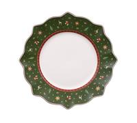 Villeroy & Boch Toy's Delight Assiette Plate Verte, 29 cm, Porcelaine Premium