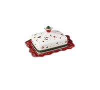 Villeroy & Boch Beurrier Toy's Delight 16x19 cm Blanc-rouge