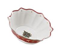 Villeroy & Boch - Toy's Delight Bol Rouge et Blanc, Compatible Micro-Ondes, Bol De Noel, Noël Toys Delight, Décoration Noël Table, Ceramique, Porcelaine Haut De Gamme