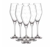 Villeroy & Boch Toy's Delight Lot de 6 flûtes à champagne/champagne transparentes lavables au lave-vaisselle