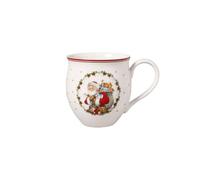 Villeroy & Boch - Toy's Delight Mug avec Anse Père Noël & Ange Multicolore | Compatible Micro-Ondes, Tasse à Café, Vaisselle, Gobelet de Noël, Porcelaine Haut de Gamme