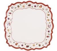 Villeroy & Boch - Toy's Delight Plat de service carré 26x26cm blanc, rouge G