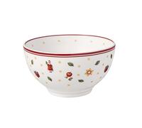 Villeroy & Boch - Toy's Delight Specials Bol à Céréales Rouge et Blanc, Garanti Lave-Vaisselle, Compatible Micro-Ondes, Bol Céramique pour la Soupe, Vaisselle, Porcelaine Haut de Gamme