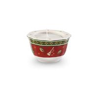 Villeroy & Boch Toy's Delight Support pour Bougie Chauffe-Plat Rouge, Porcelaine Premium, Blanc/Rouge