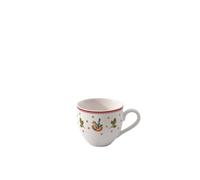 Villeroy & Boch Toy's Delight Tasse à Moka/Expresso, 100 ML, Porcelaine Premium, Blanc/Rouge