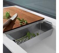 Villeroy & Boch - Bac suspendu multifonction 8K3700K1 - Acier inox 114,5x380 mm