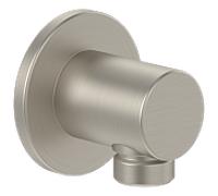 Villeroy & Boch Universal Coude mural pour douches TVC00045600064 Rond, montage mural, nickel brossé noir
