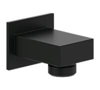 Villeroy & Boch Universal Coude mural pour douches TVC000457000K5 carré, montage mural, noir mat
