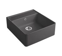 Villeroy & Boch - Évier en céramique 63x60 cm, CeramicPlus, Graphite 632061i4