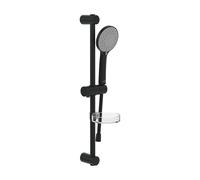 Villeroy & Boch Universal Showers - Set pomme de douche, barre et flexible, 3 jets, noir mat TVS109004UK0K5