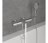 Villeroy & Boch Mitigeur baignoire thermostatique Universal TVT00000100061 rond chromé sécurité 38°