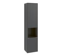 Villeroy & Boch V&B Armoire haute Subway 3.0 40x171x36,2cm, porte R/Gr alu brillant, rouge vin Quantité:1