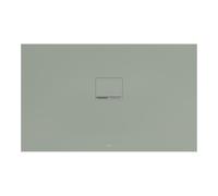 Villeroy & Boch V&B Bac à douche Squaro Infinity 130x80x4 cm, gris mat, surface plane, installation encastrée Quantité:1
