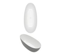 Villeroy & Boch V&B Baignoire rectangulaire CoD Antao 170x75x50cm, îlot, Quaryl, blanc Quantité:1
