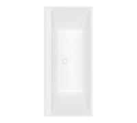 Villeroy & Boch V&B Baignoire rectangulaire Collaro Duo 170x75 cm, version encastrée Chrome, blanc Quantité:1