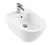 Villeroy & Boch Subway 2.0 - Bidet suspendu avec trop-plein, 375x565 mm, blanc alpin 54000001
