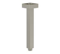 Villeroy & Boch Universal Showers bras de douche TVC00045454064 carré, montage au plafond, nickel brossé noir