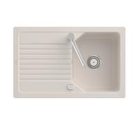 Villeroy & Boch V&B Évier affleurant Linara 45 Flat c/ garniture vidange, manuel, céramique blanche CeramicPlus Quantité:1