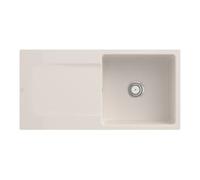 Villeroy & Boch V&B Évier affleurant Siluet 60 Flat avec garniture vidage, crema CeramicPlus Quantité:1