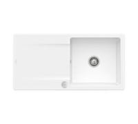 Villeroy & Boch V&B Évier affleurant Siluet 60 Flat avec garniture vidage, excentrique, sn blanc CeramicPlus Quantité:1