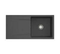 Villeroy & Boch V&B Évier affleurant Siluet 60 Flat avec garniture vidage, manuel, graphite CeramicPlus Quantité:1
