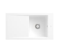 Villeroy & Boch V&B Évier affleurant Timeline 50 Flat avec garniture vidage, commande manuelle, blanc pierre Quantité:1