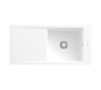 Villeroy & Boch V&B Évier affleurant Timeline 60 Flat avec garniture vidage, commande manuelle, blanc pierre Quantité:1