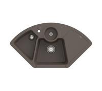 Villeroy & Boch V&B Évier d'angle Solo avec garniture de vidage, manuel, timber CeramicPlus Quantité:1