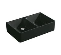 Villeroy & Boch V&B Évier double bac 90 cm avec garniture vidage, robinetterie, crema C-plus Quantité:1