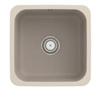Villeroy & Boch V&B Évier encastré Cisterna 50 avec garniture vidage, mitigeur, almond CeramicPlus Quantité:1
