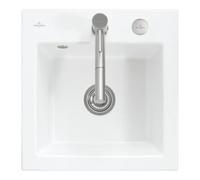 Villeroy & Boch V&B Évier encastré Subway 50 S Flat avec garniture vidage, commande excentrique, blanc Quantité:1