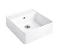 Villeroy & Boch V&B Évier simple avec garniture vidage, excentrique, blanc brillant CeramicPlus Quantité:1