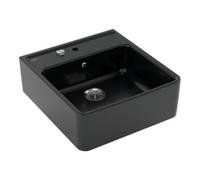 Evier timbre office 1 bac Villeroy et Boch Tradition Pure Black avec vidage automatique