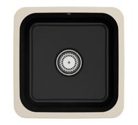 Villeroy & Boch V&B Évier sous-plan Cisterna 50 avec garniture vidage, mitigeur, CeramicPlus chromé Quantité:1