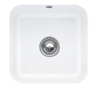 Villeroy & Boch V&B Évier sous-plan Cisterna 50 Siphon, avec excentrique, acier blanc C-plus Quantité:1