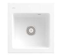 Villeroy & Boch V&B Évier Subway 45 XS avec garniture, manuel, blanc céramique CeramicPlus Quantité:1
