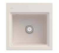 Villeroy & Boch V&B Évier Subway Style 50 S avec garniture, robinet, mitigeur, crema C-plus Quantité:1