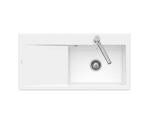 Villeroy & Boch V&B Évier Subway Style 60 D, avec garniture vidage, excentrique, fossil C-plus Quantité:1