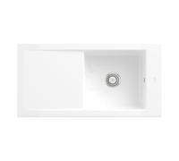 Villeroy & Boch V&B Évier Timeline 60 cm avec garniture de vidange, mitigeur, blanc alpin CeramicPlus Quantité:1