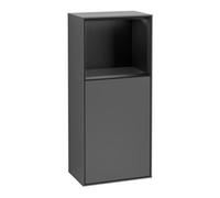 Villeroy & Boch V&B Finion Applique murale armoire latérale 41,8x93,6 cm, l, étagère sup. bleue m, anthracite m Quantité:1