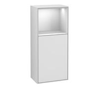Villeroy & Boch V&B Finion Armoire latérale Éclairage mural 41,8x93,6cm, droite, réglette blanche, blanc mat Lac Quantité:1