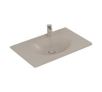 Villeroy & Boch V&B Meuble-lavabo Antao 80x50 cm, coin, 1 mitigeur, vidange supérieure, amande C+ Quantité:1