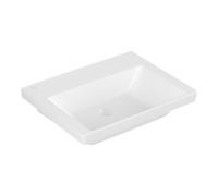 Villeroy & Boch V&B Meuble-lavabo Subway 3.0 60x47 cm, angle, sans robinetterie, blanc mat C+ Quantité:1
