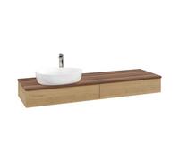 Villeroy & Boch V&B Meuble sous lavabo avec structure de façade - Éclairage Antao 160x50cm, H I P, couleur WBP blanc, chêne huilé Oa Quantité:1