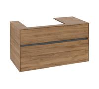 Collaro Villeroy und Boch vasque C01700RH 100x54.8x50cm, meuble sous-vasque gauche, chêne Kansas