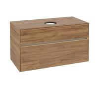 Villeroy & Boch V&B Meuble sous-lavabo Collaro 100x54,8x50cm, WT mi, LED 7,3 W, Kan Oa Quantité:1