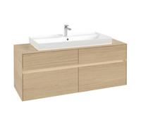 Villeroy & Boch V&B Meuble sous lavabo Collaro 140x54,8x50 cm, WT mi, LED 10 W, Nord Oa Quantité:1