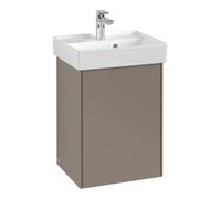 Villeroy & Boch V&B Meuble sous lavabo Collaro 41x54,6x34,4cm, mitigeur à gauche, bleu volcan Quantité:1