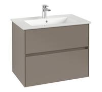 Villeroy & Boch V&B Meuble sous lavabo Collaro 76,1x61x48cm, évier central, chêne blanc Quantité:1