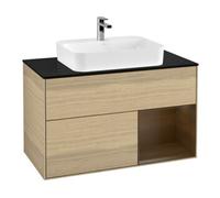 Villeroy & Boch V&B Meuble sous-lavabo Finion 100, Pl bleu mat, tiroir droit, Oa ven Quantité:1
